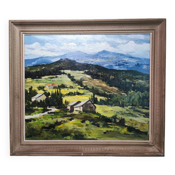 Peinture à l'huile - paysage