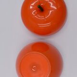 Vintage ice bucket in the shape of an orange apple