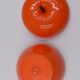 Seau à glaçons vintage en forme de pomme orange