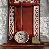 Enamelled kitchen sheet metal plate