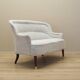 Canapé blanc chiné, design italien, années 1960, fabrication : Italie