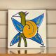 Limited Edition Portuguese Serigraphic Ceramic Tile Viuva Lamego