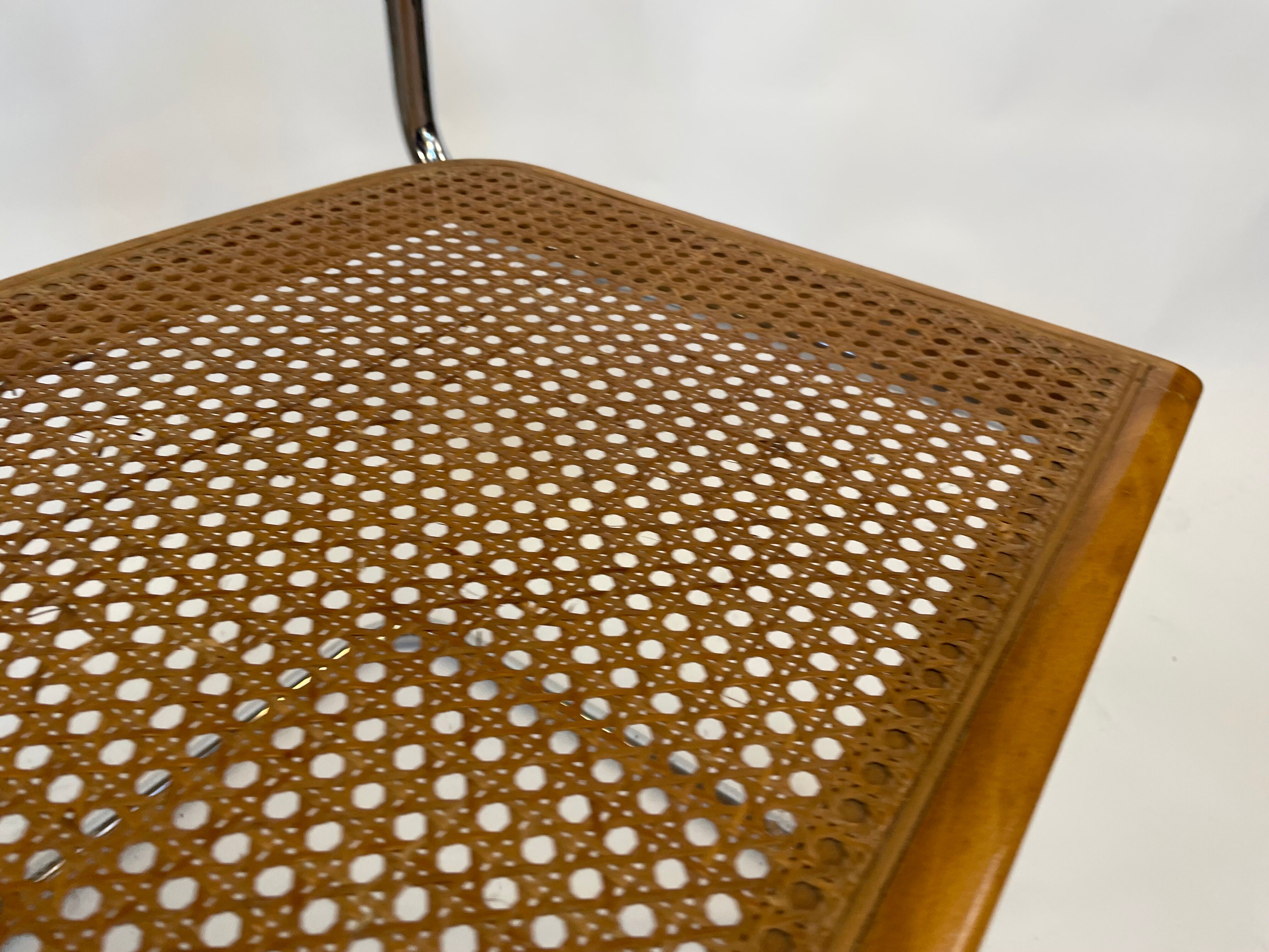 Cesca design chair b32 model in chrome