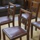 Ensemble de 6 chaises en chêne 1950’s