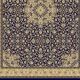 Blue oriental home rug