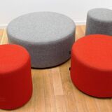Set of 4 Giro poufs, Narbutas
