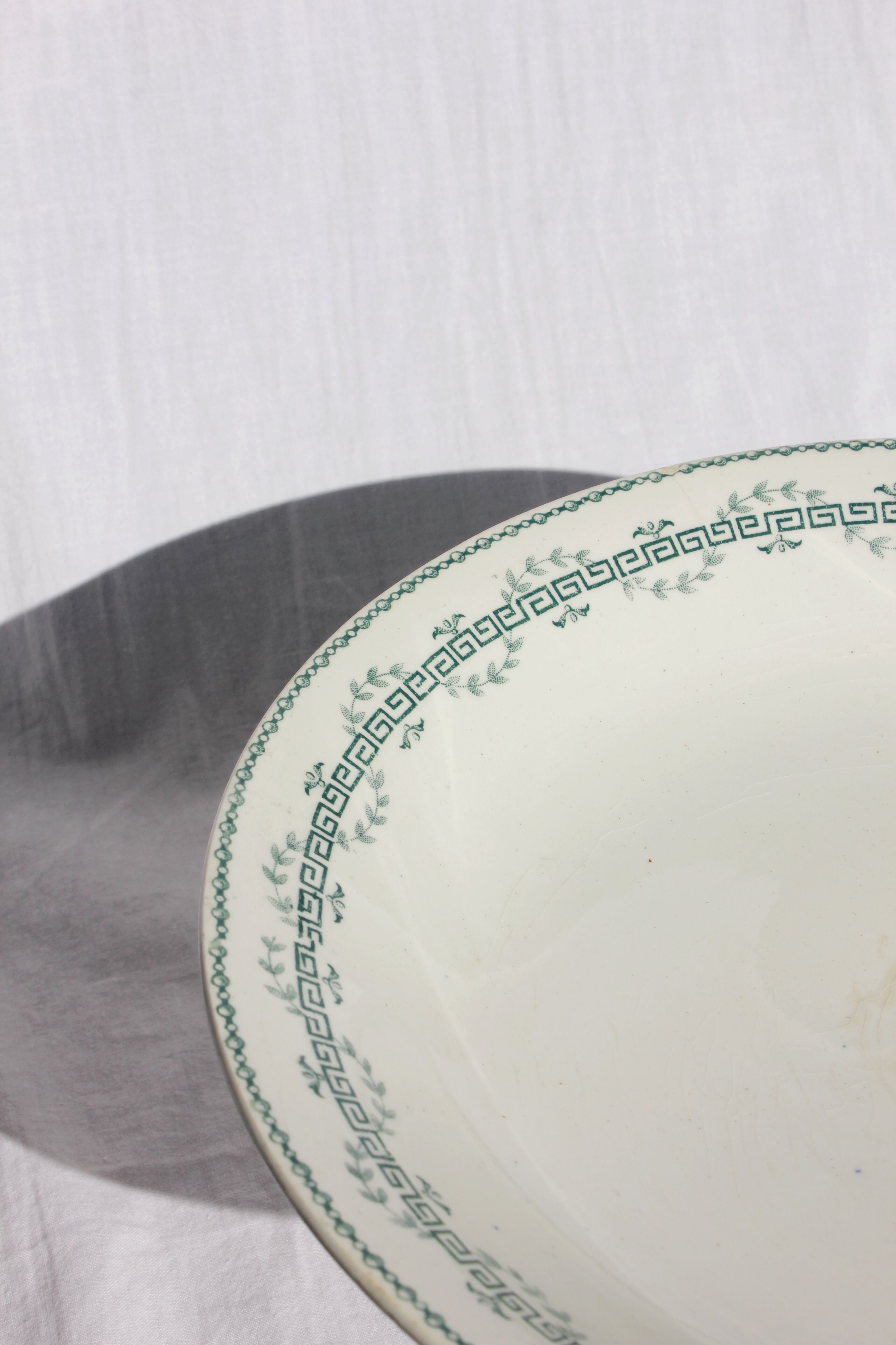 Compotier in iron earth "Austerlitz" Gien