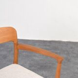 Chaise de salle à manger danoise modèle 56 du milieu du siècle par Niels O. Møller pour J.L. Møller