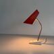 Table lamp with a red metal head, 1960, Germany