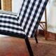 Vintage gingham armchair