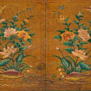 Coffre chinois avec peinture originale – Chine, vers 1900