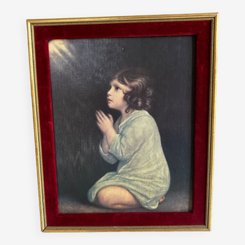 Chromolithograph boy Little Samuel