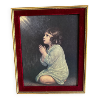 Chromolithograph boy Little Samuel