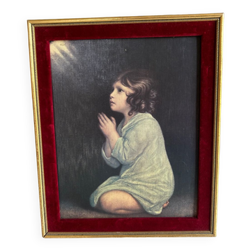 Chromolithographie garçon Le petit Samuel
