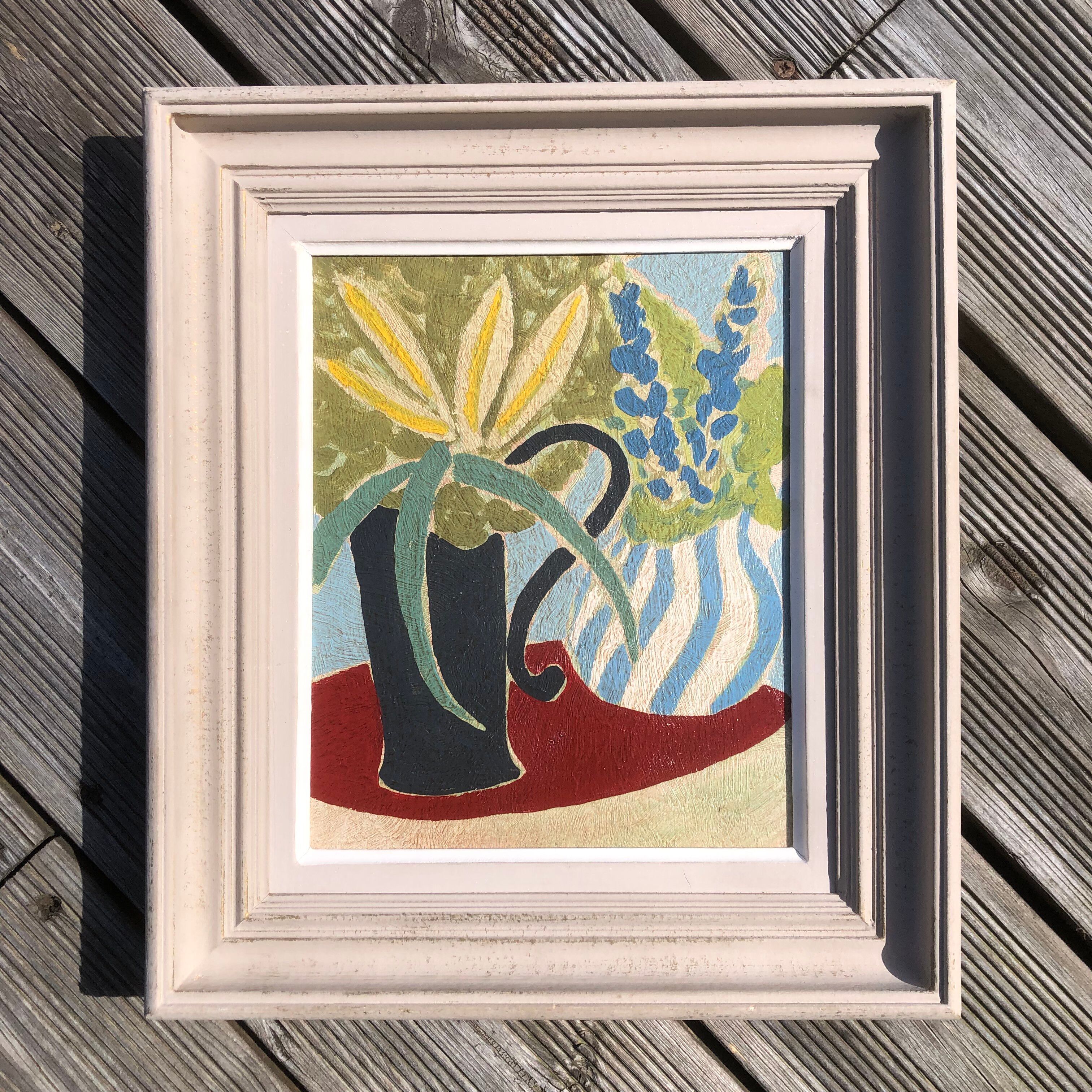 Framed painting