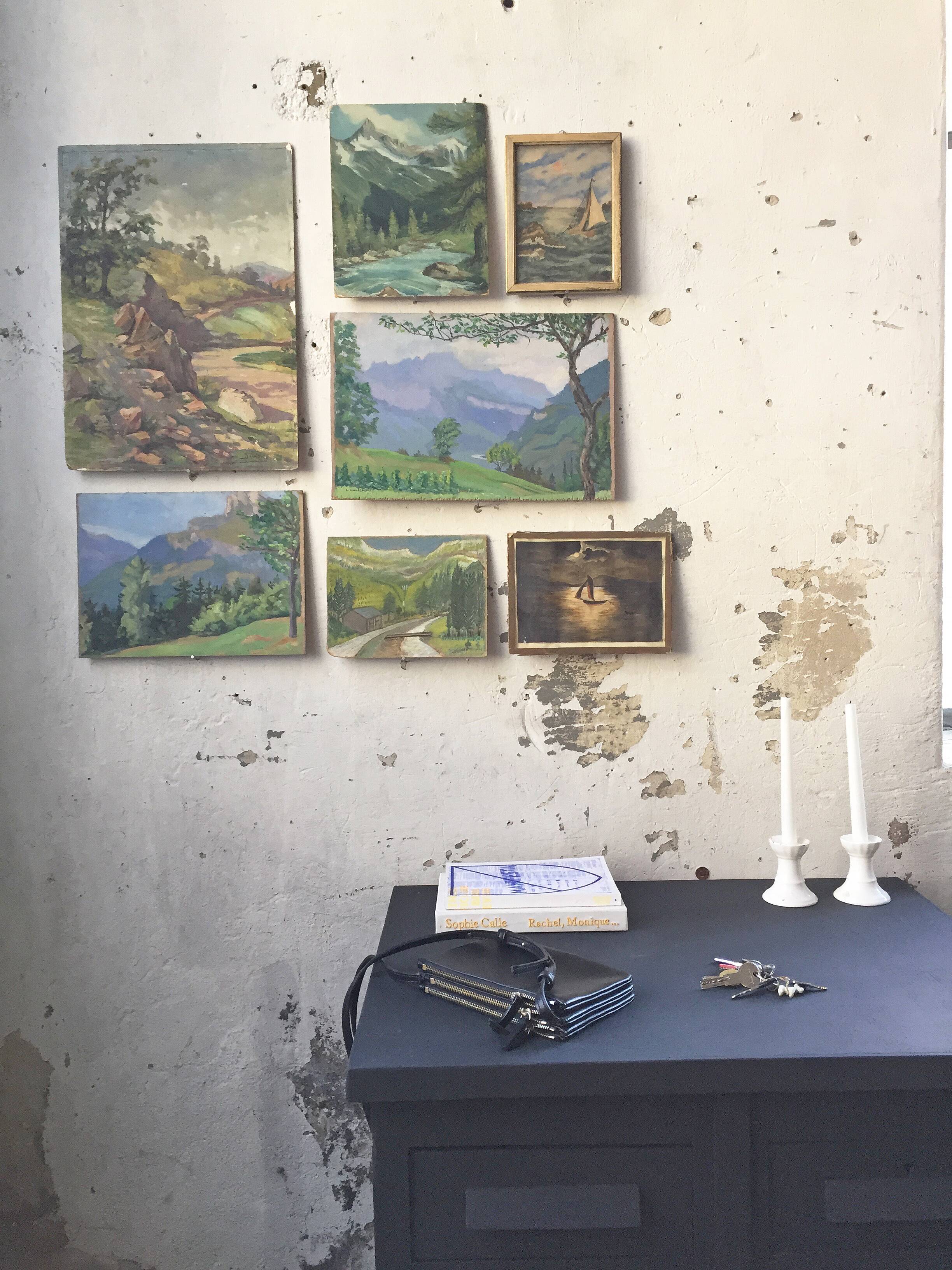 Watercolor framed painting