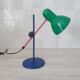 Lampe de bureau style Memphis bleu rouge vert