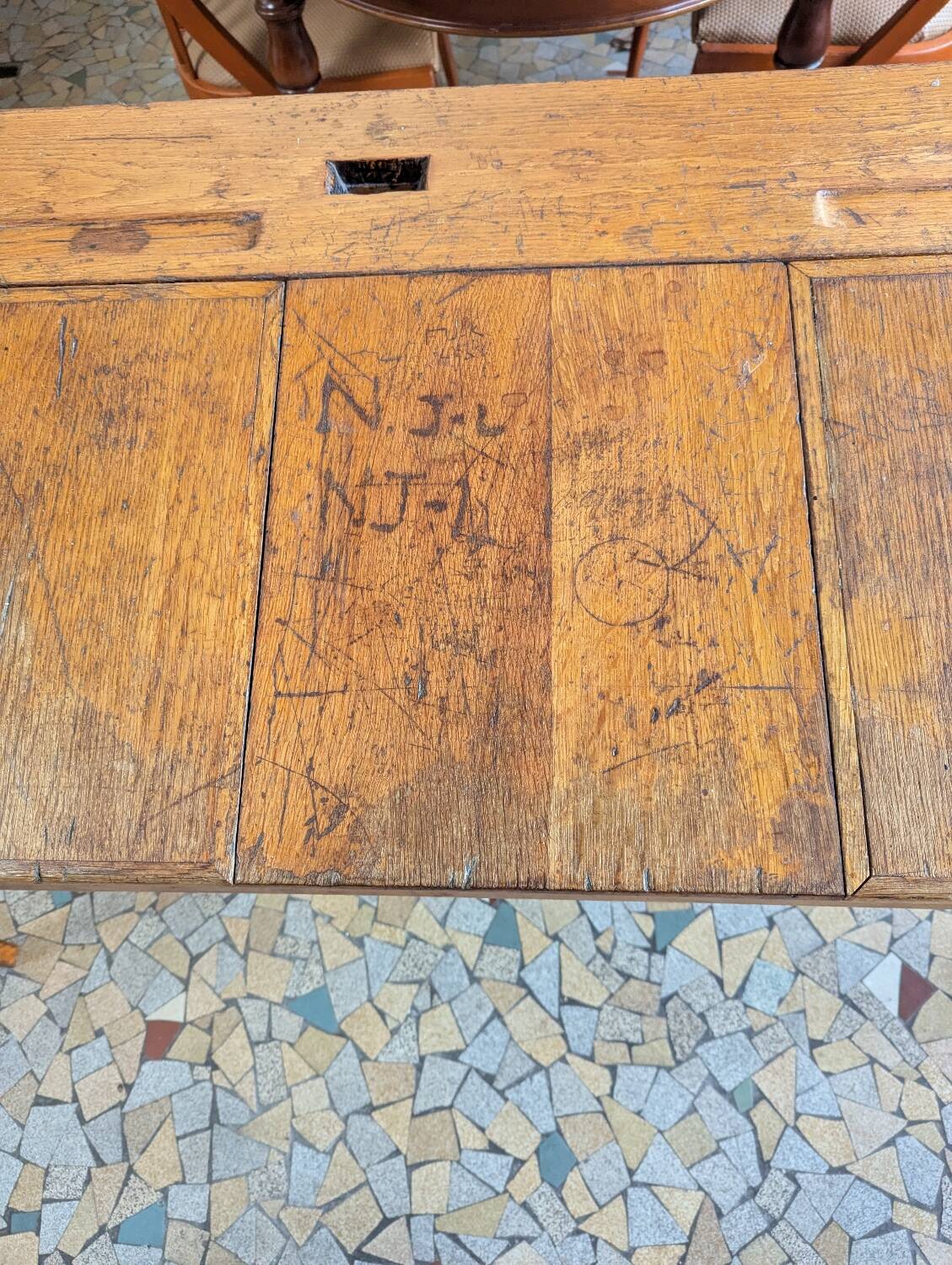 Double school desk