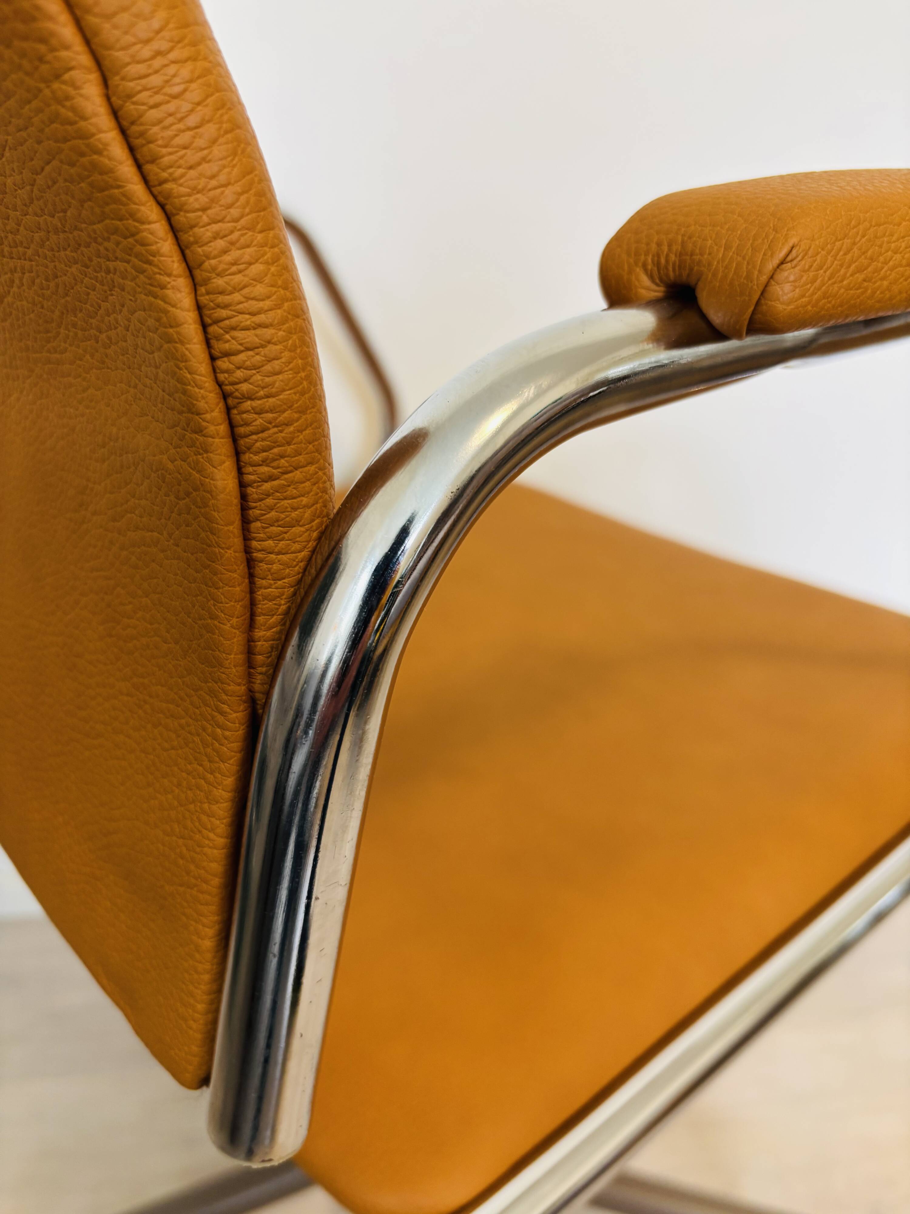 Fully restored Mustard Office Chair by Kovona K-384, Czechoslovakia 1970’s