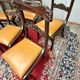 Set of six mahogany chairs