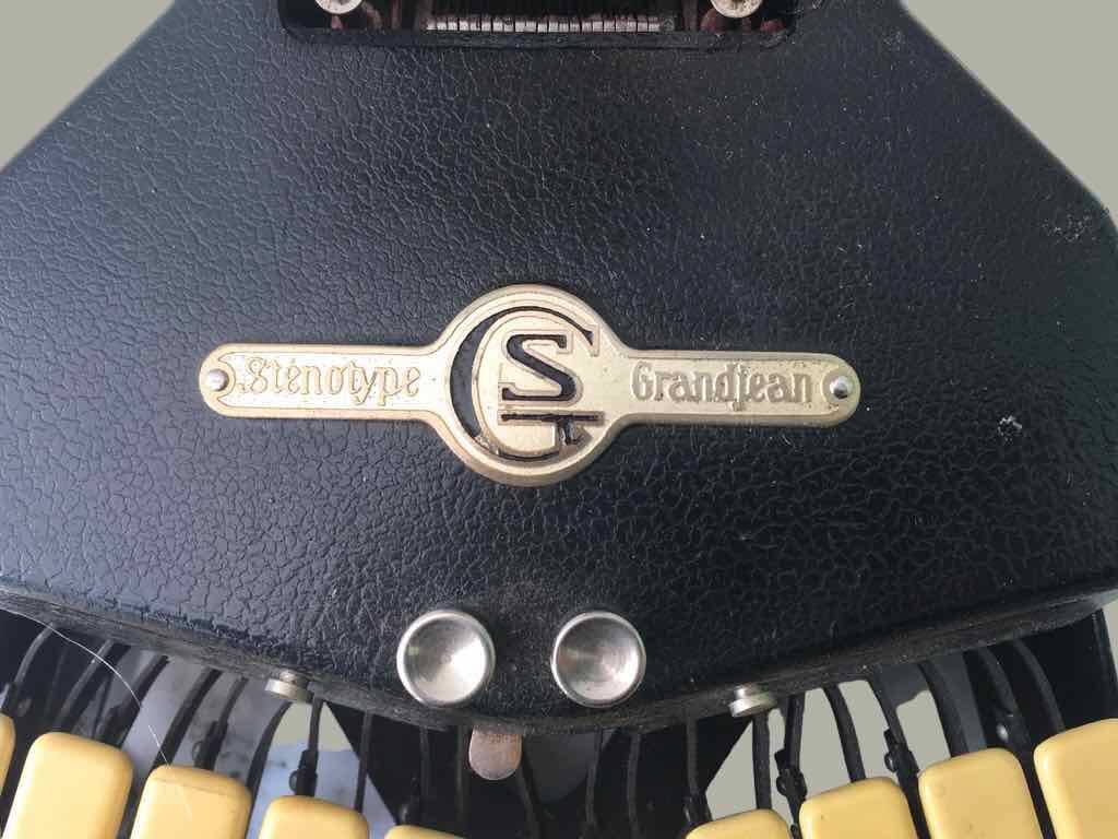 Stenograph Machine Grandjean Stenotype 1940s