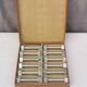 Coffret de 12 porte couteaux vintage "art-deco"