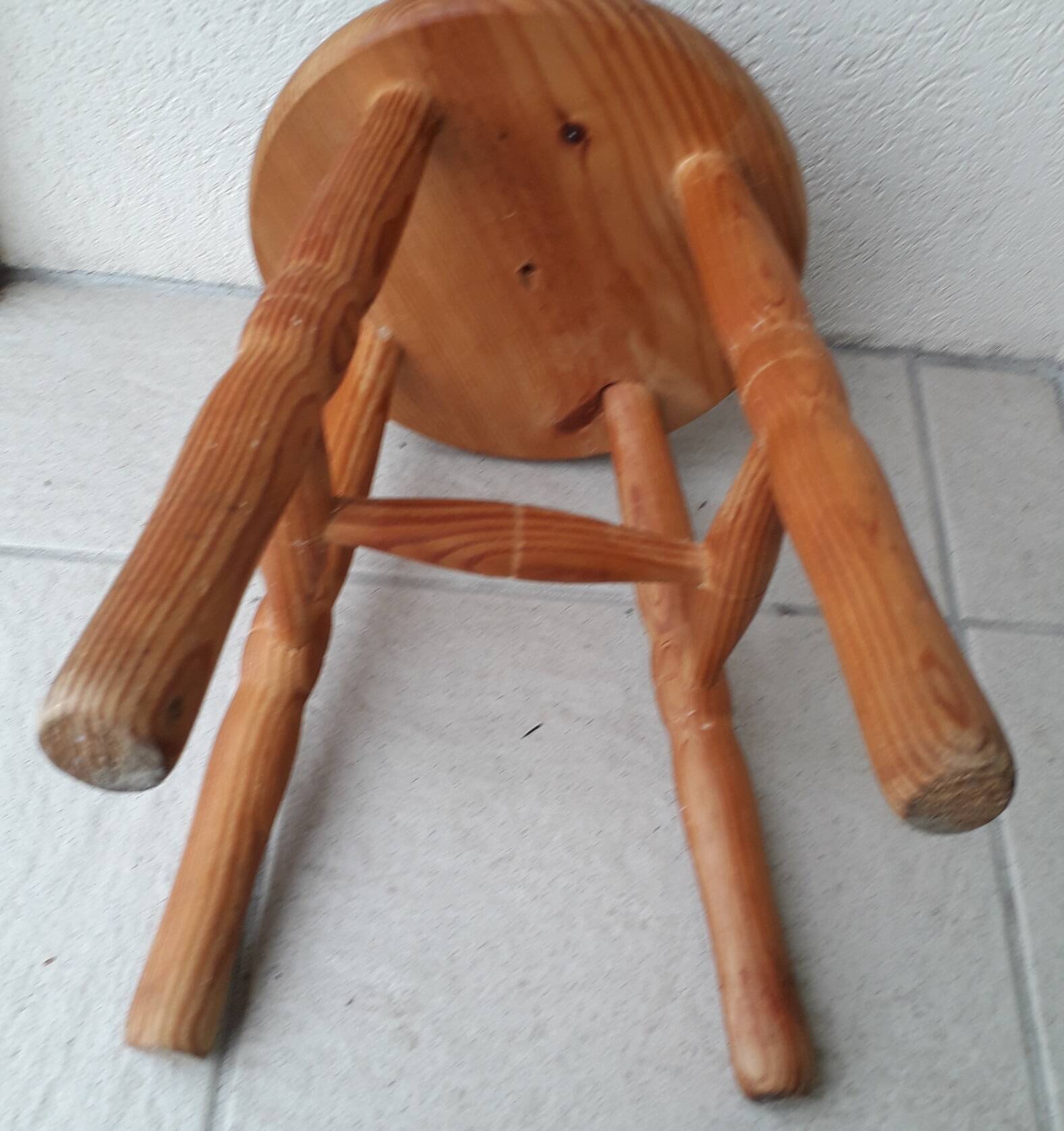 Child's wooden stool