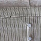 Canapé Togo 4 places en velours beige par Michel Ducaroy, Ligne Roset, 1973