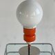 Italian Orange And Metall Floor Lamp, Italy, 1970's