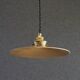 old opaline pendant light painted gold, delivered with new cable and socket