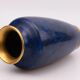Large blue enamelled Chinese vase