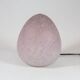 80's vintage light purple glass egg lamp