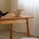 Danish modern birch desk/dining table attributed to Philip Arctander, 1940s.