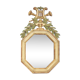 Painted wooden mirror 85 X 49 cm
