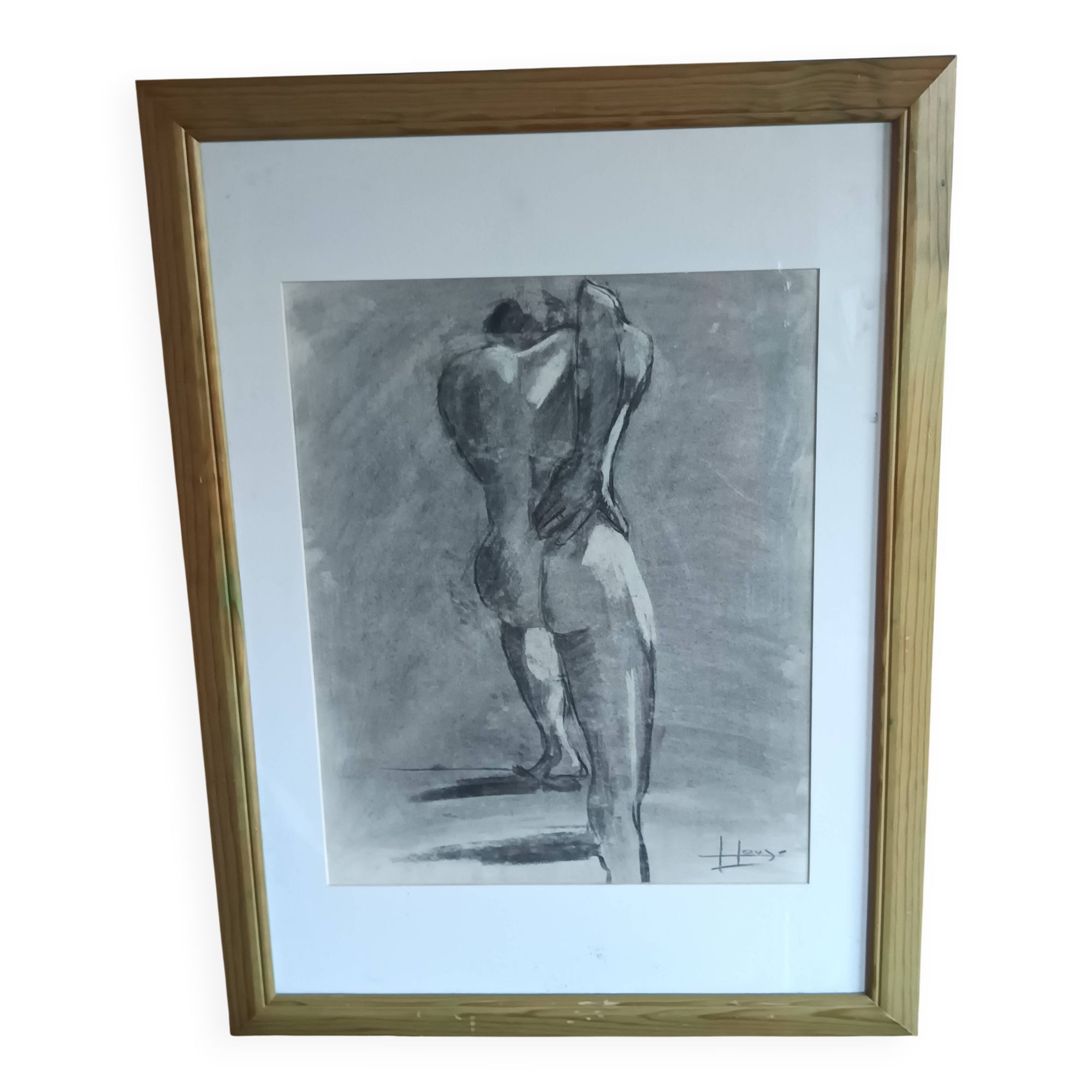 large painting signed Hélène Vogt (1902-1994)