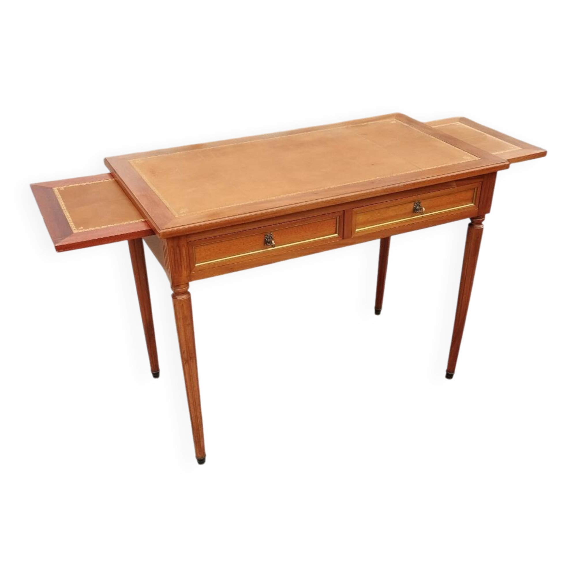 Antique flat desk in Louis XVI style