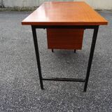 Vintage wood metal desk from the 60s