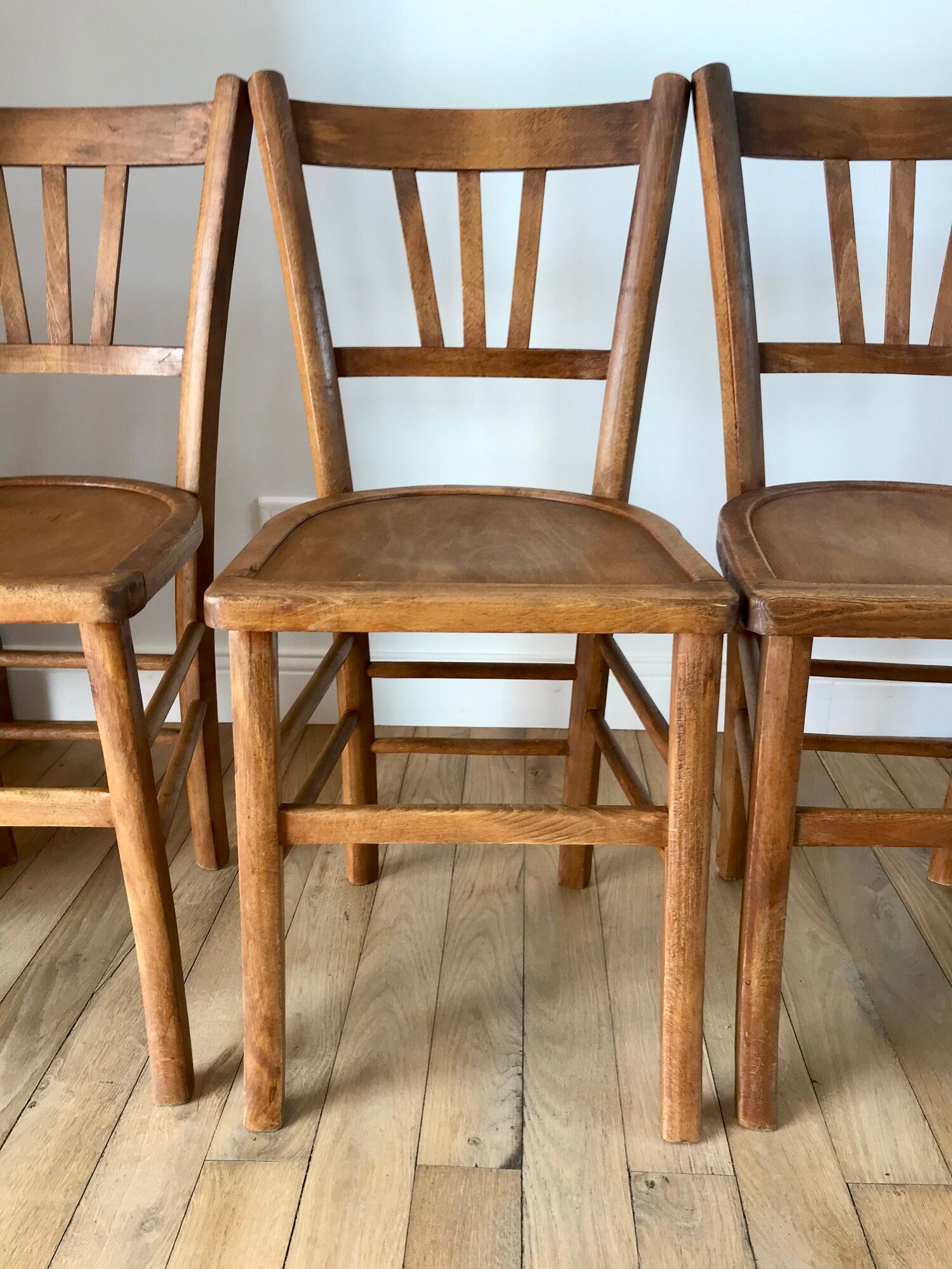 Set of 5 Luterma bistro chairs 50s