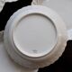 6 vintage white twisted porcelain soup plates from Limoges Haviland