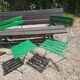 Pair of folding garden chairs
