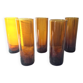 6 orangeade glasses