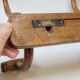 Double Bistro Coat Rack Curved Wooden Hanger Early 20th Century