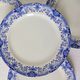 4 vintage dessert plates from the Boch Frères La Louvière model Dina 210357