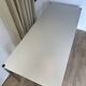 USM Haller desk in pearl grey laminate
