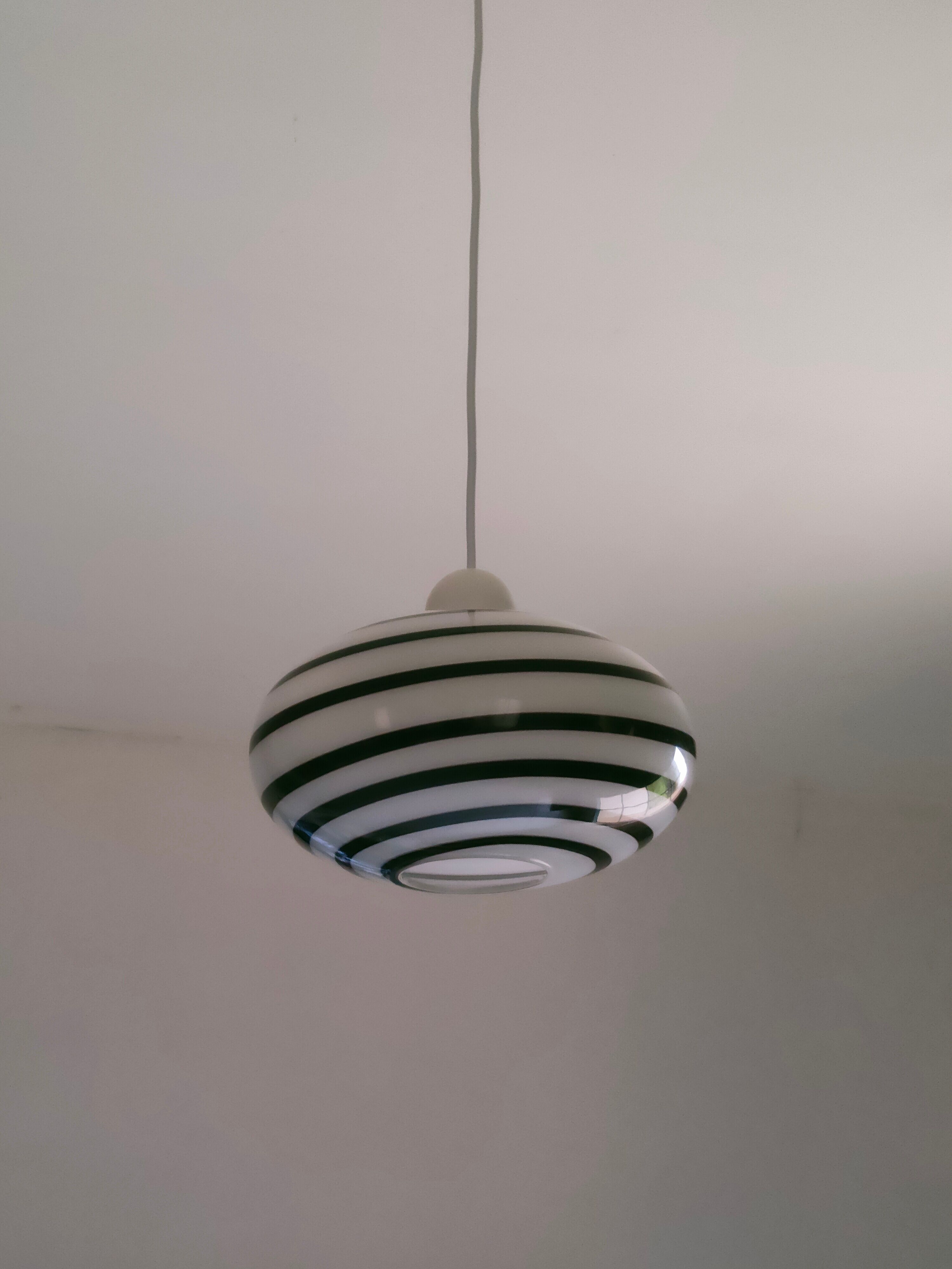 Zebra suspension eglo 1970