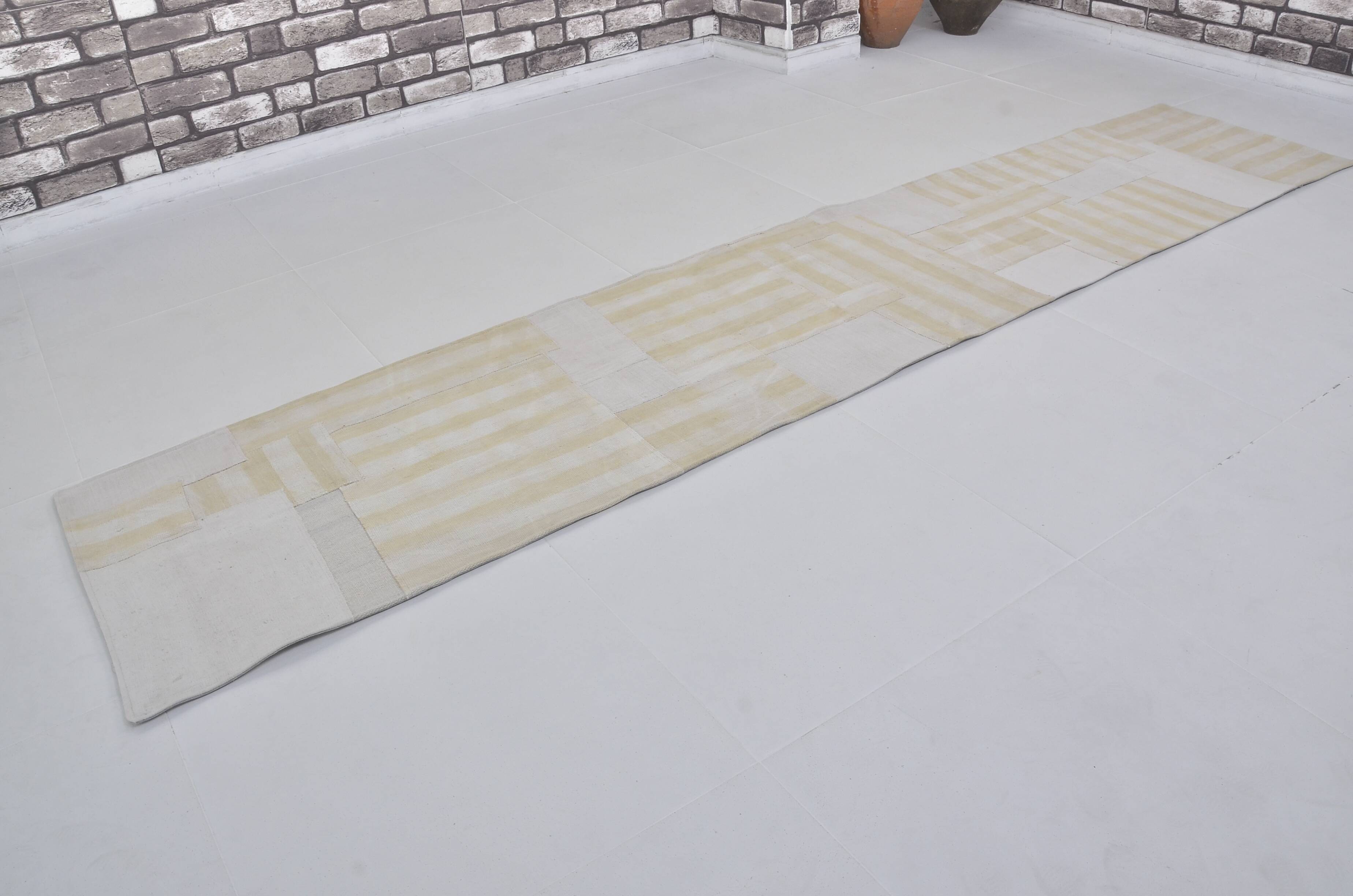 Oushak Neutral Vintage Kilim Runner sku 3849