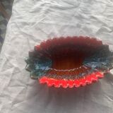 Fruit cup in enamelled ceramic stamped Vallauris, vintage 1960