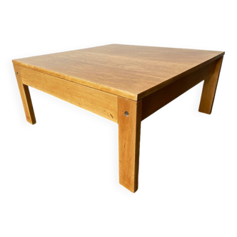 Table basse en pin Early Habitat des années 1980