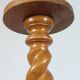Vintage turned wooden spiral flower support