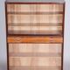 Bibliothèques Art Déco vintage en frêne et acajou, années 1940, ensemble de 2